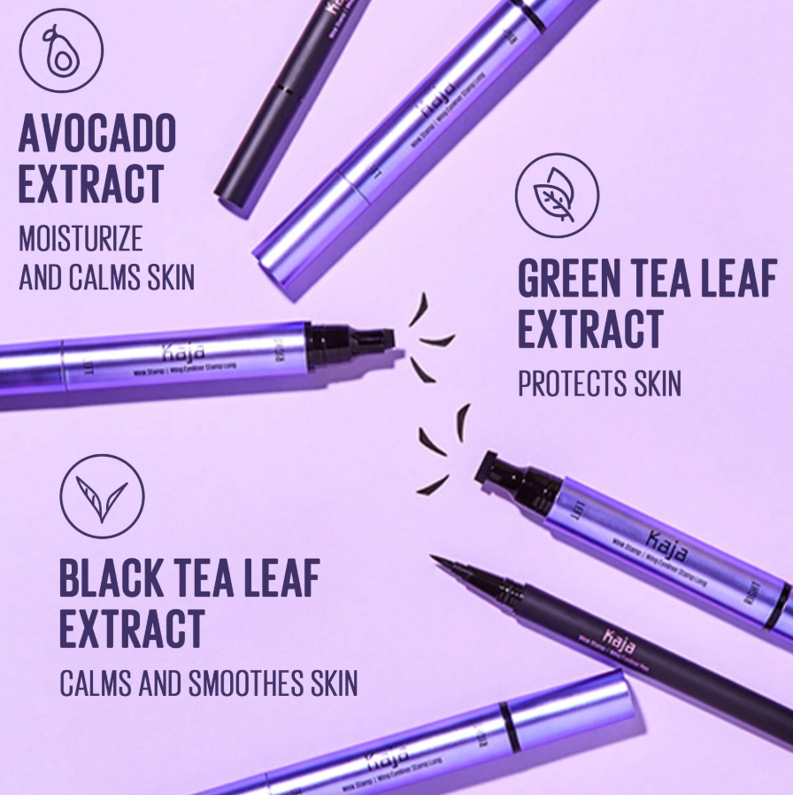 Kaja  Wink Stamp Long Waterproof Wing Eyeliner Stamp & Pen
