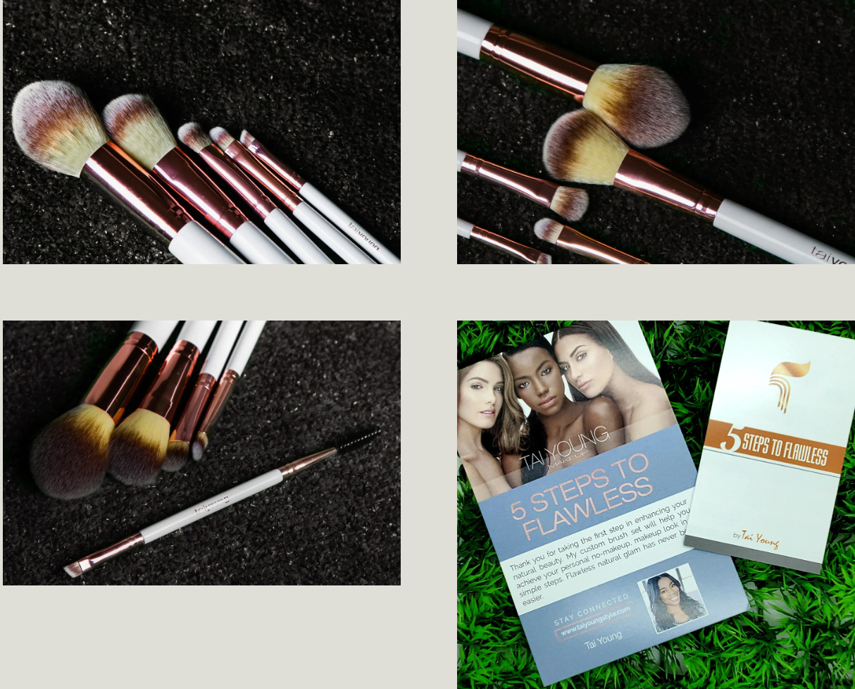5 STEPS TO FLAWLESS VEGAN BRUSH SET