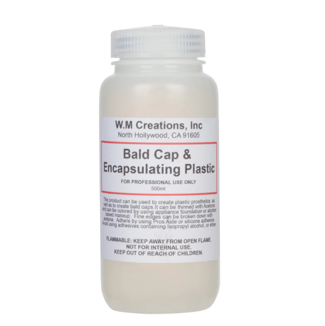 W.M. Creations Bald Cap & Encapsulating Plastic 4 oz