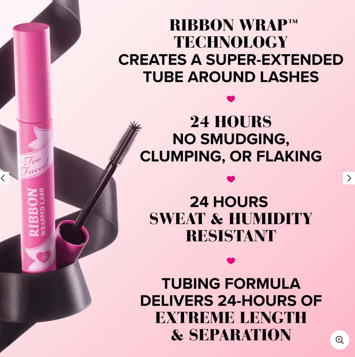 Too Faced Travel Size Ribbon Wrapped Lash Mascara 4.7ml
