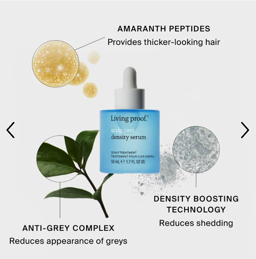 Living Proof  Scalp Care Density Serum for Thinning & Greying Hair - 1.7 oz / 50 mL