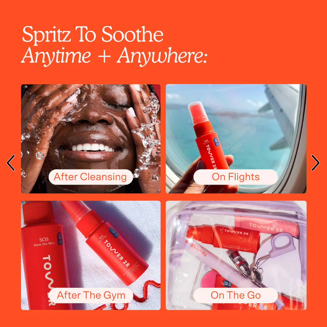 Tower 28 Beauty SOS Daily Rescue Facial Spray with Hypochlorous Acid - 30 mL