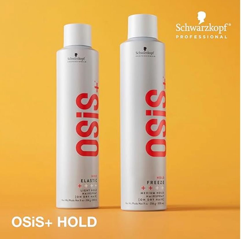 OSiS+ Elastic Hairspray - Light Hold with Heat Protection for All Hair Types