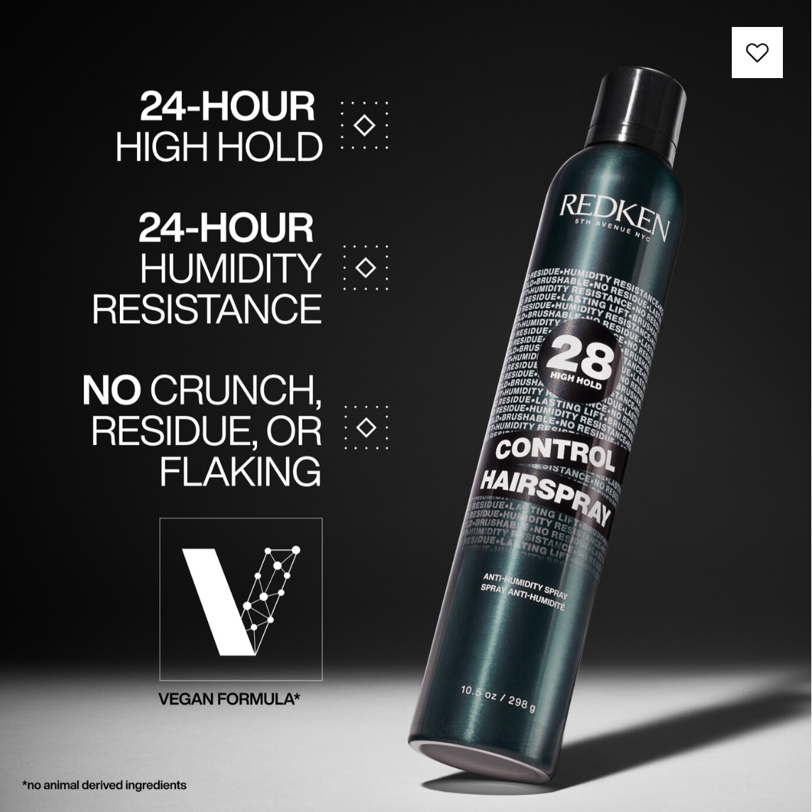 REDKEN CONTROL HAIRSPRAY 24-Hour Extra Strong Hold, Anti-Humidity Hairspray - 10.5 oz