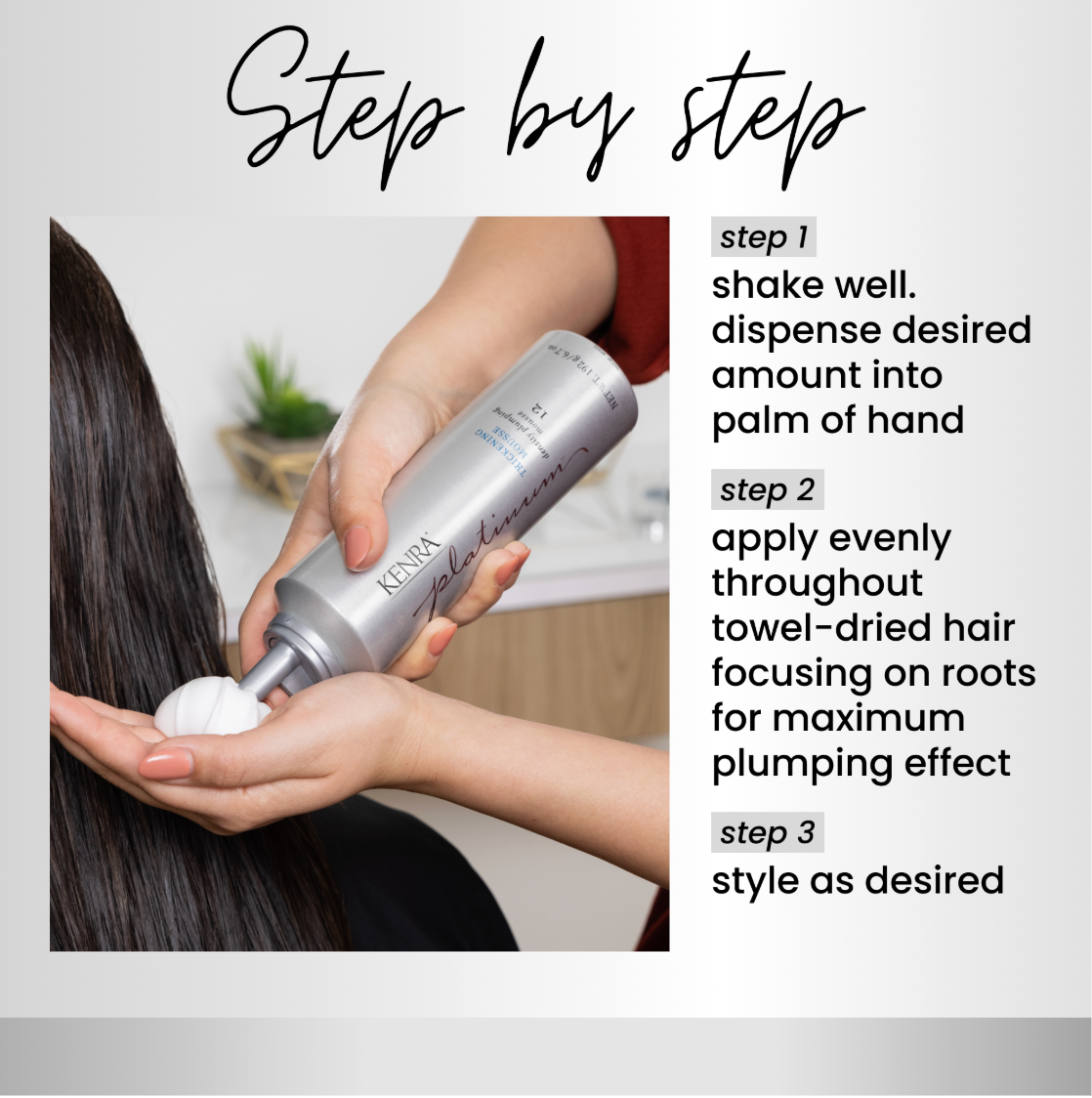 Kenra Platinum Thickening Mousse 12 - 6.7oz / 190g