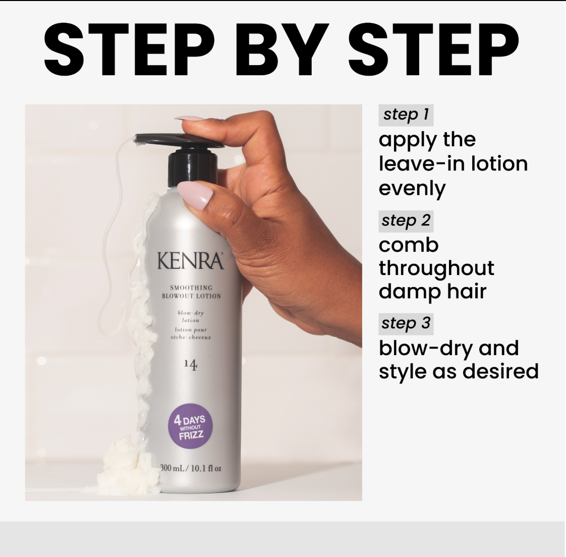 Kenra Smoothing Blowout Lotion 14 - 10.1 oz / 300 mL