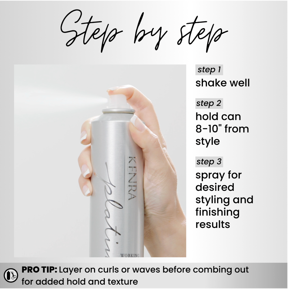 Kenra Platinum Working Spray 14 - 10 oz/ 283g