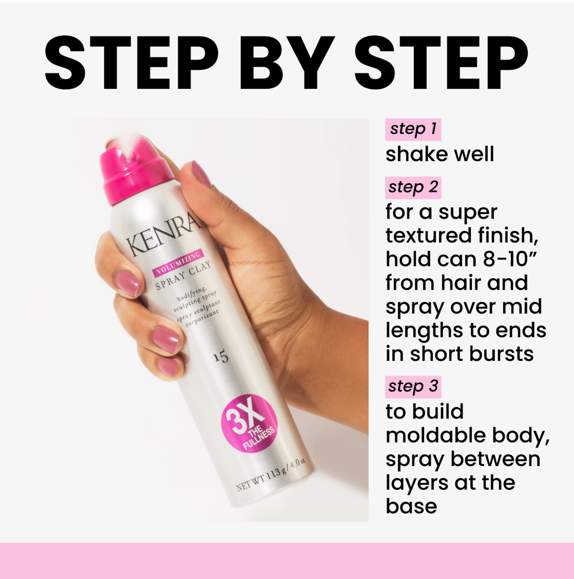 Kenra Volumizing Spray Clay 15 - 4 oz / 113g