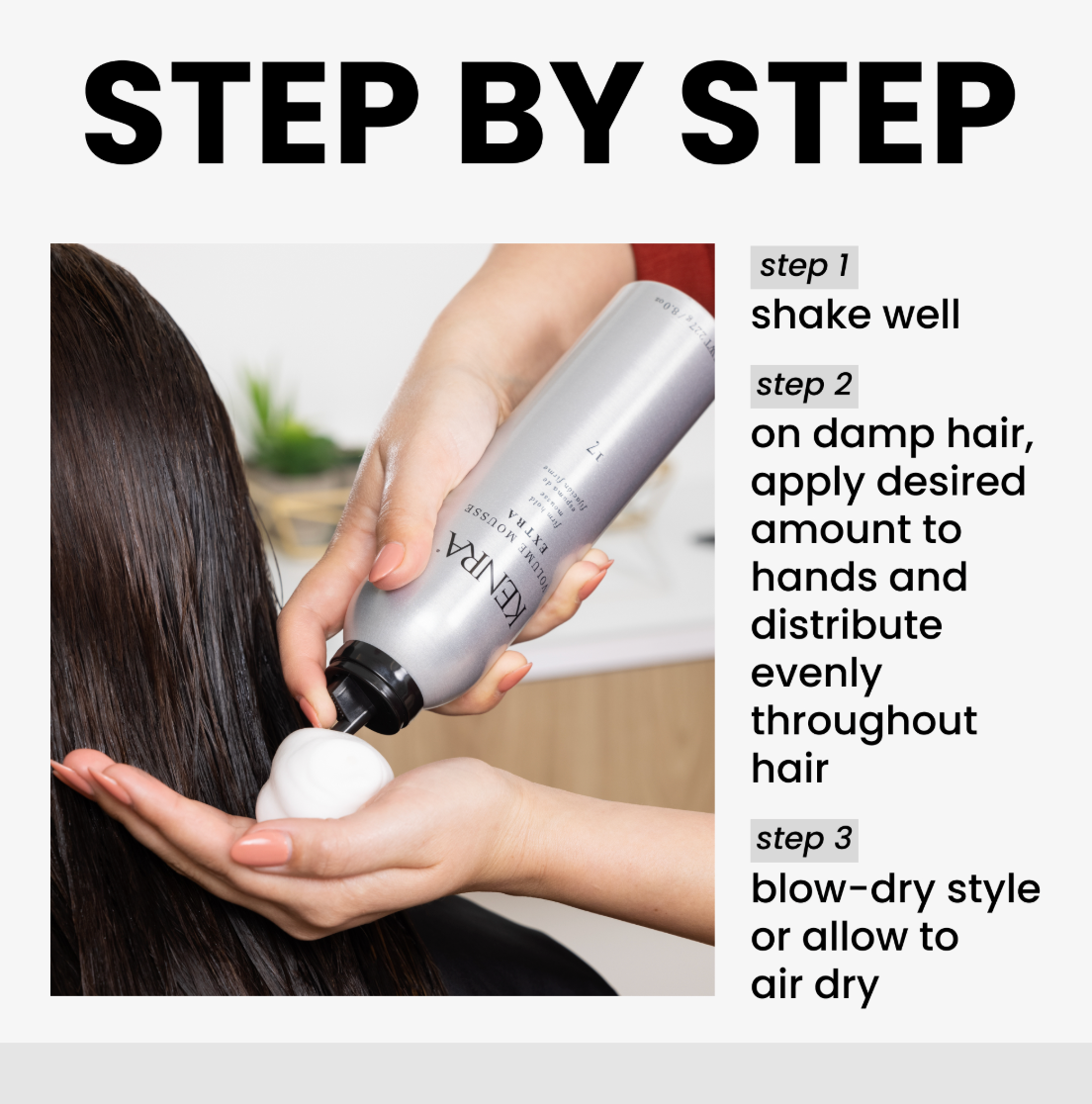 Kenra Volume Mousse Extra 17 firm hold mousse - 8 oz / 227g