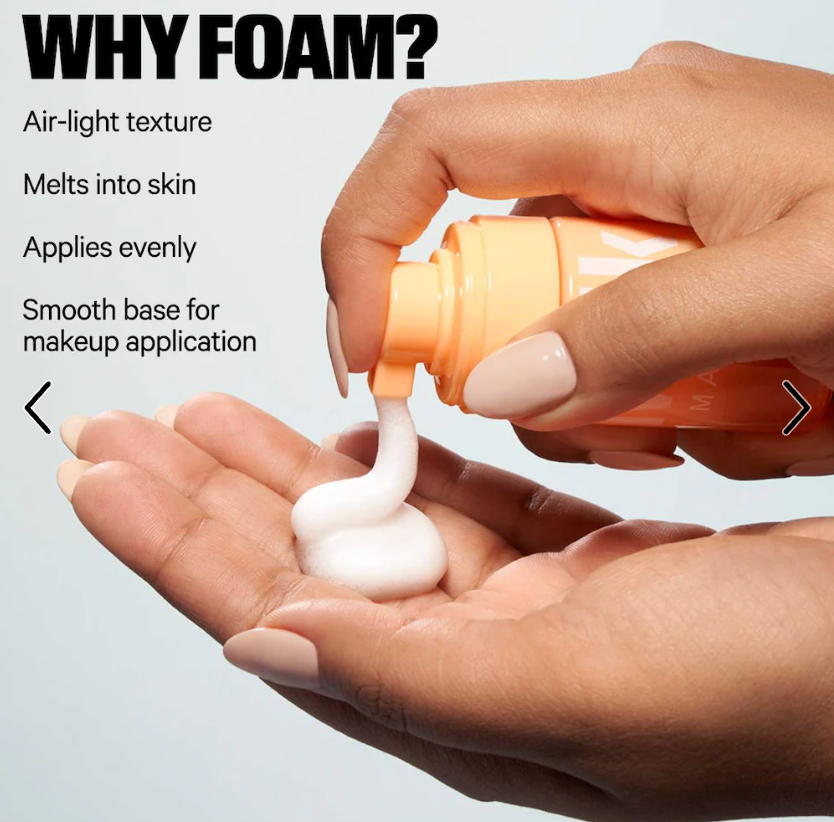 MILK MAKEUP  Cloud Glow Priming Foam With Brightening Turmeric - 0.91 / 27 mL