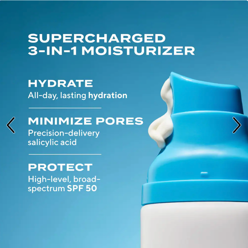 Murad  Superactive Mattifying Oil + Pore Control Moisturizer SPF 50 with Salicylic Acid