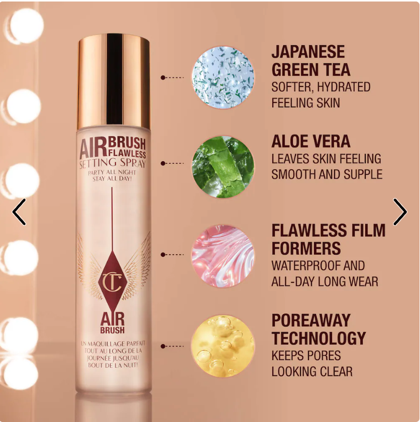 CHARLOTTE TILBURY Airbrush Flawless Setting Spray( 34ml )