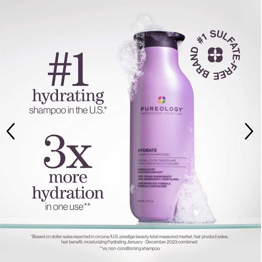 Pureology  Hydrate Shampoo For Dry Hair mini - 50 mL