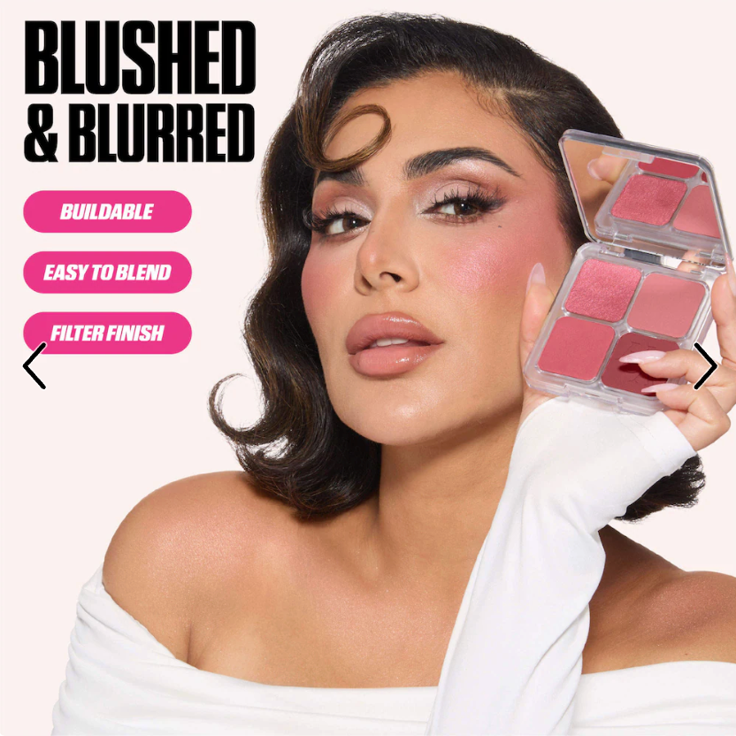 HUDA BEAUTY  Blush Filter Blurring Blushlighters Palette - Rose Berry