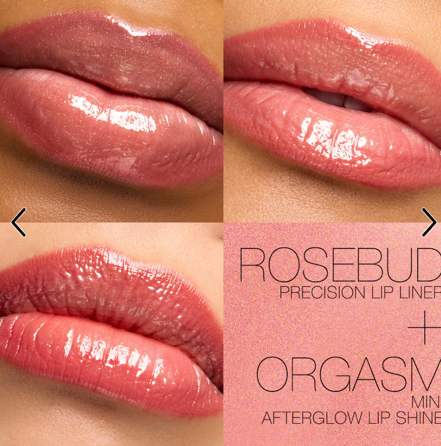 NARS  Line & Shine Lip Duo - Rosebud Lip Liner / Orgasm Lip Shine