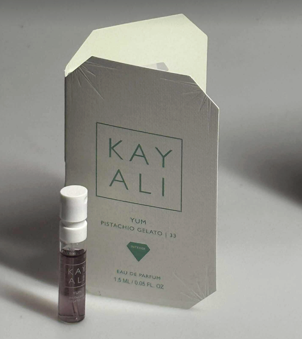 Kayali Yum Pistachio Gelato 33 eau de parfum sample vial - 1.5 mL