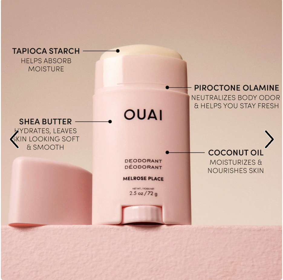 OUAI  Melrose Place Aluminum Free Deodorant ( 2.5 oz/72 g)