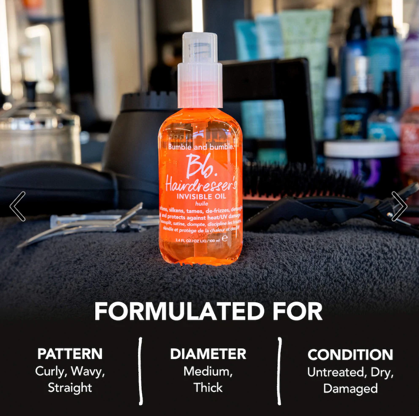 Bumble and bumble  Hairdresser's Invisible Oil Frizz Reducing Hair Oil - 3.4 oz/ 100 mL