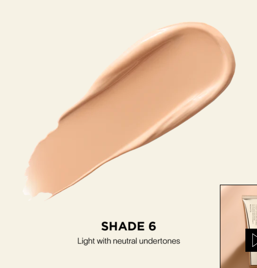 HG Illusion Luminous Glow Foundation Broad Spectrum SPF 30•35ml-6(Light with neutral undertone)