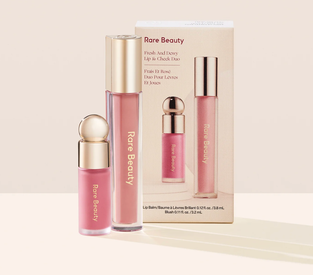 RARE BEAUTY Fresh and Dewy Lip & Cheek Duo