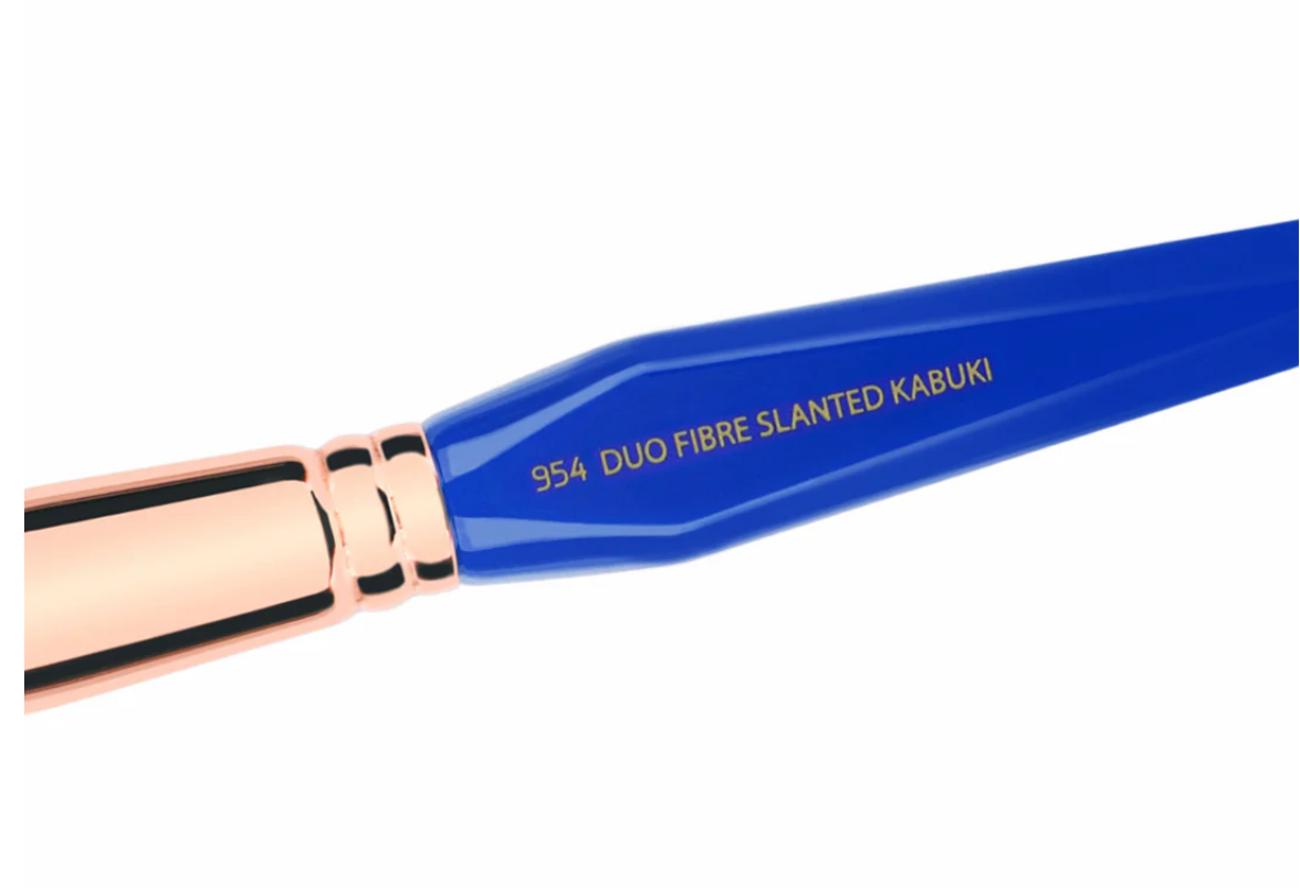 Bdellium Tools Golden Triangle 954 Duo Fibre Slanted Kabuki