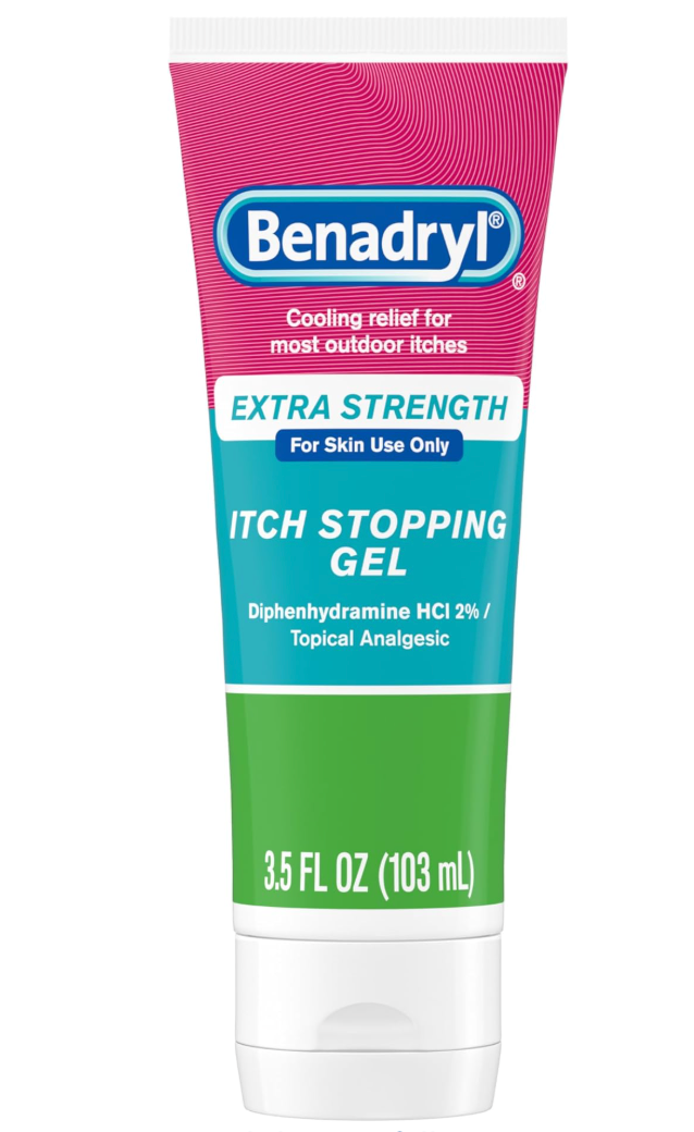 Benadryl Extra Strength Anti Itch Relief Gel, 3.5 fl oz EXP 01/2028
