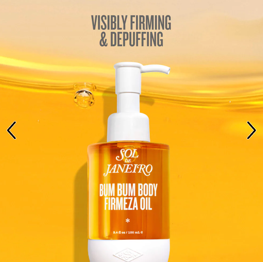 Bum Bum Firmeza Firming & Debloating Body Oil - 3.38 oz / 100 mL