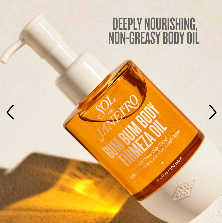 Bum Bum Firmeza Firming & Debloating Body Oil - 3.38 oz / 100 mL
