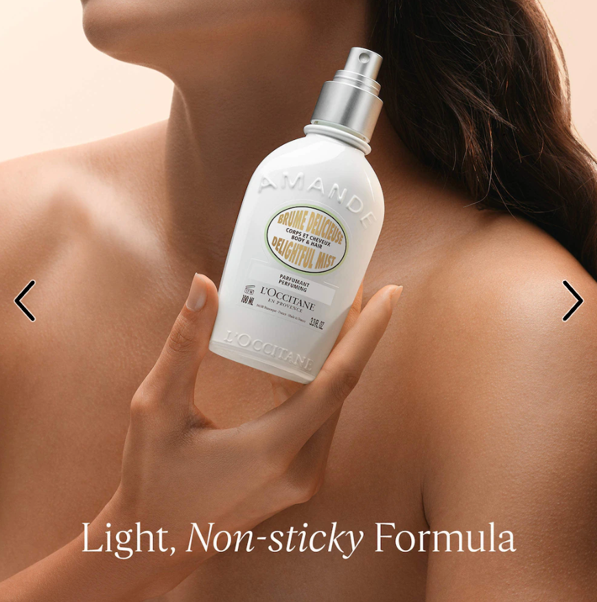 Almond Hair & Body Fragrance Mist by L