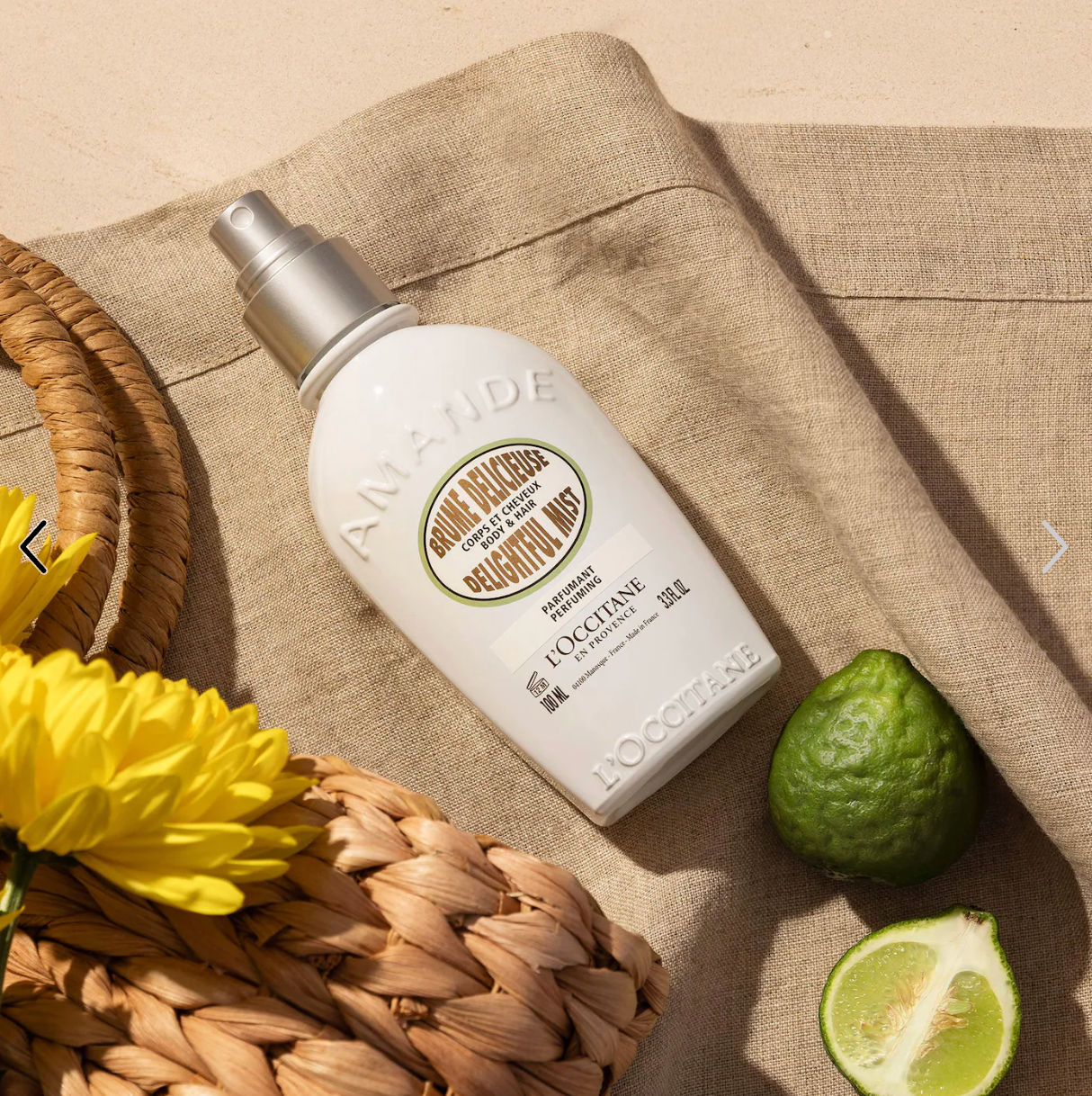 Almond Hair & Body Fragrance Mist by L