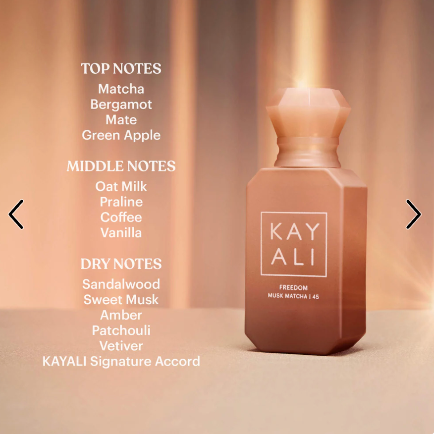 KAYALI  FREEDOM MUSK MATCHA | 45 Eau de Parfum - 3.4 fl oz/100ml eau de parfum spray
