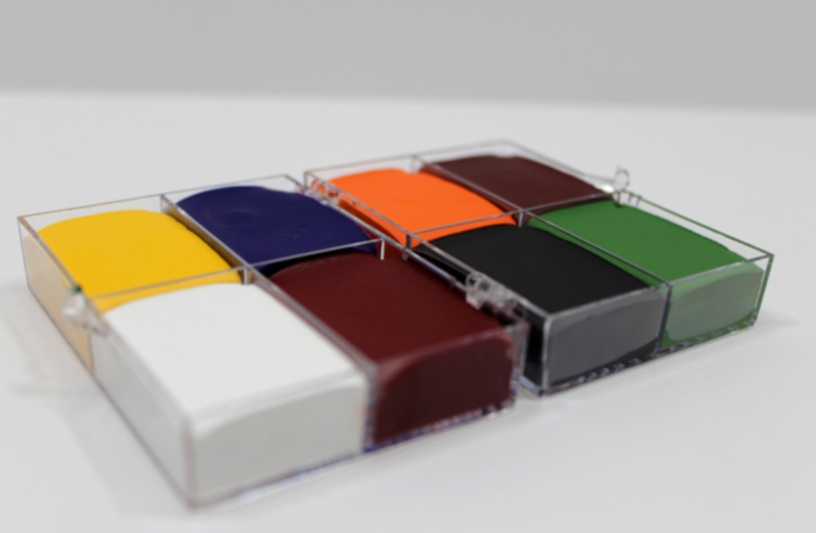 Michael Davy Prosthetic Cosmetic Duracolor Alcohol Activated 8 Color Palette Monster