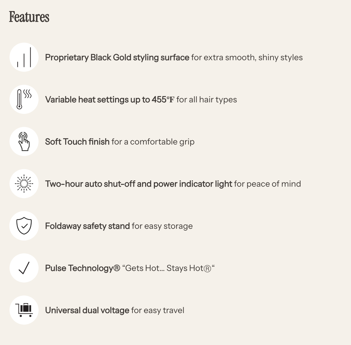 Hot Tools Black Gold 1 ¼” Digital Salon Curling Iron