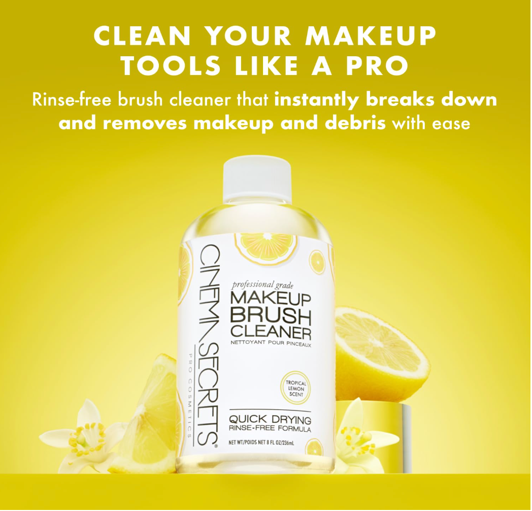 CINEMA SECRETS Lemon Makeup Brush Cleaner