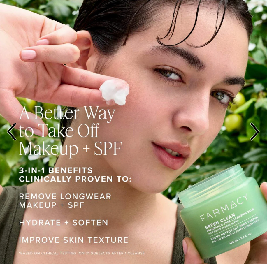 Farmacy  Green Clean Makeup Removing Cleansing Balm - 3.4 oz / 100 mL