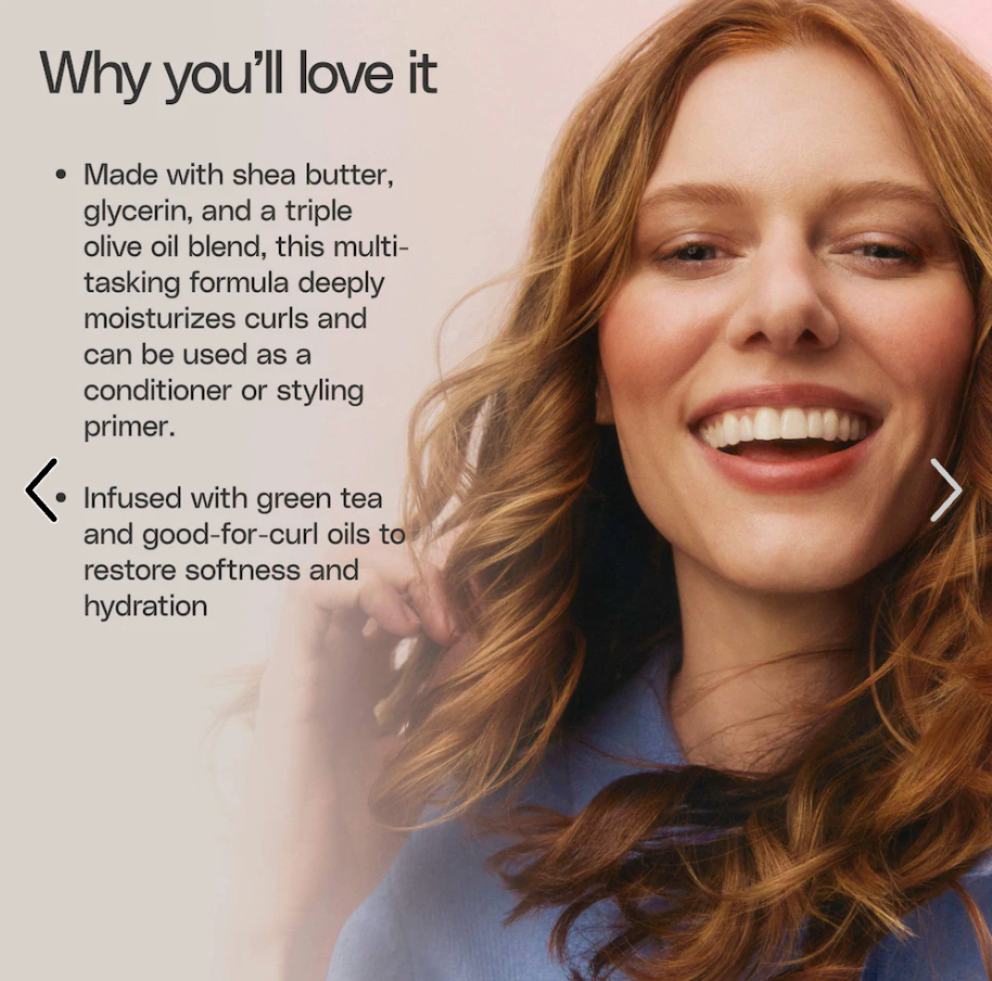 Ouidad  Moisture Lock Hydrating  Daily Conditioner & Styling Curly Hair Primer - 8.5 oz/241 g