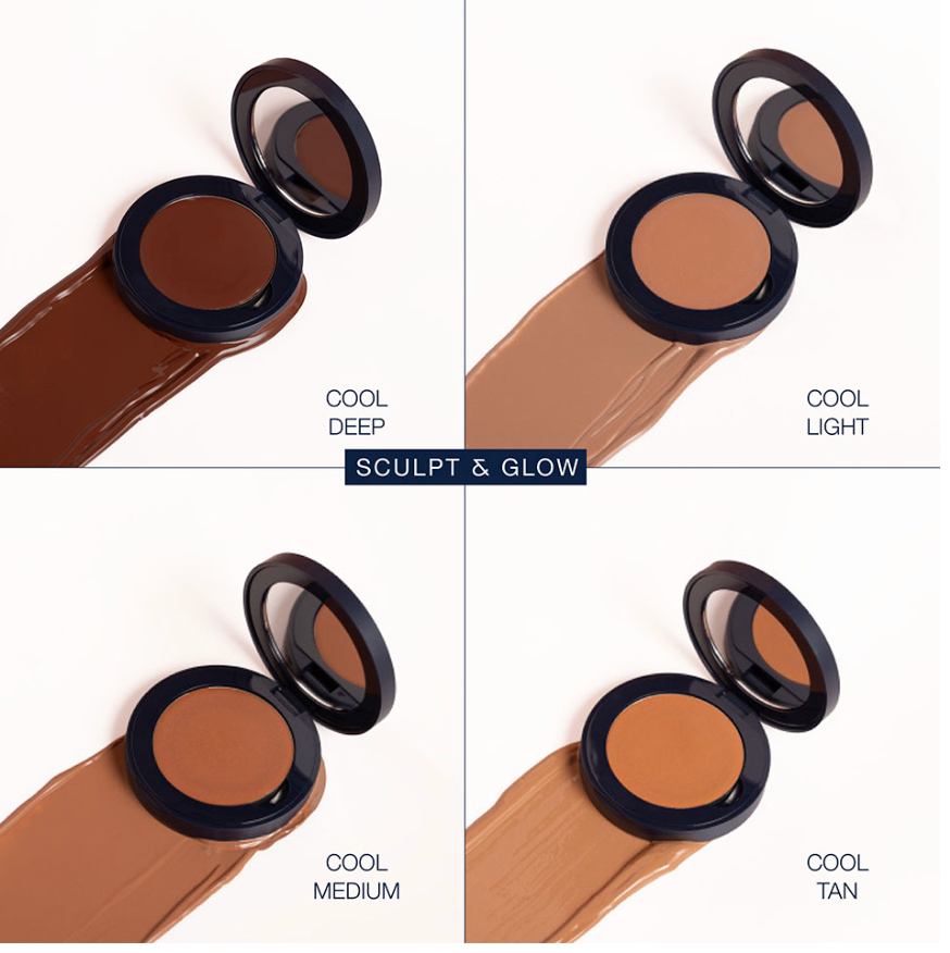 Kryolan Sculpt & Glow Palette 4 Colors