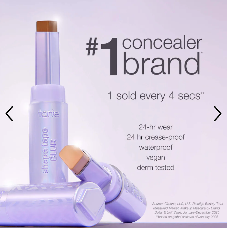 tarte shape tape blurring concealer stick - 29N light-medium