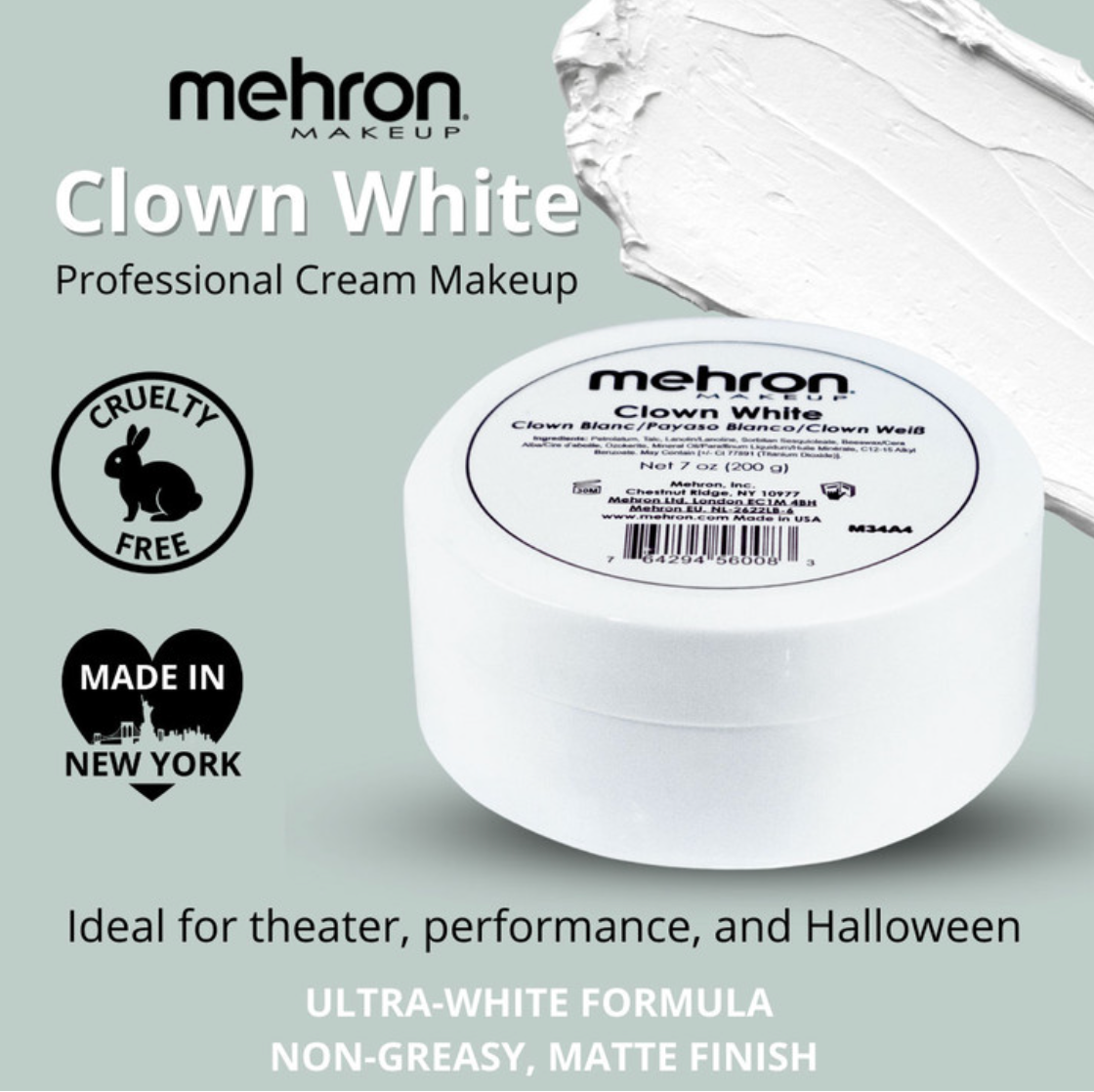 Mehron  Clown  White