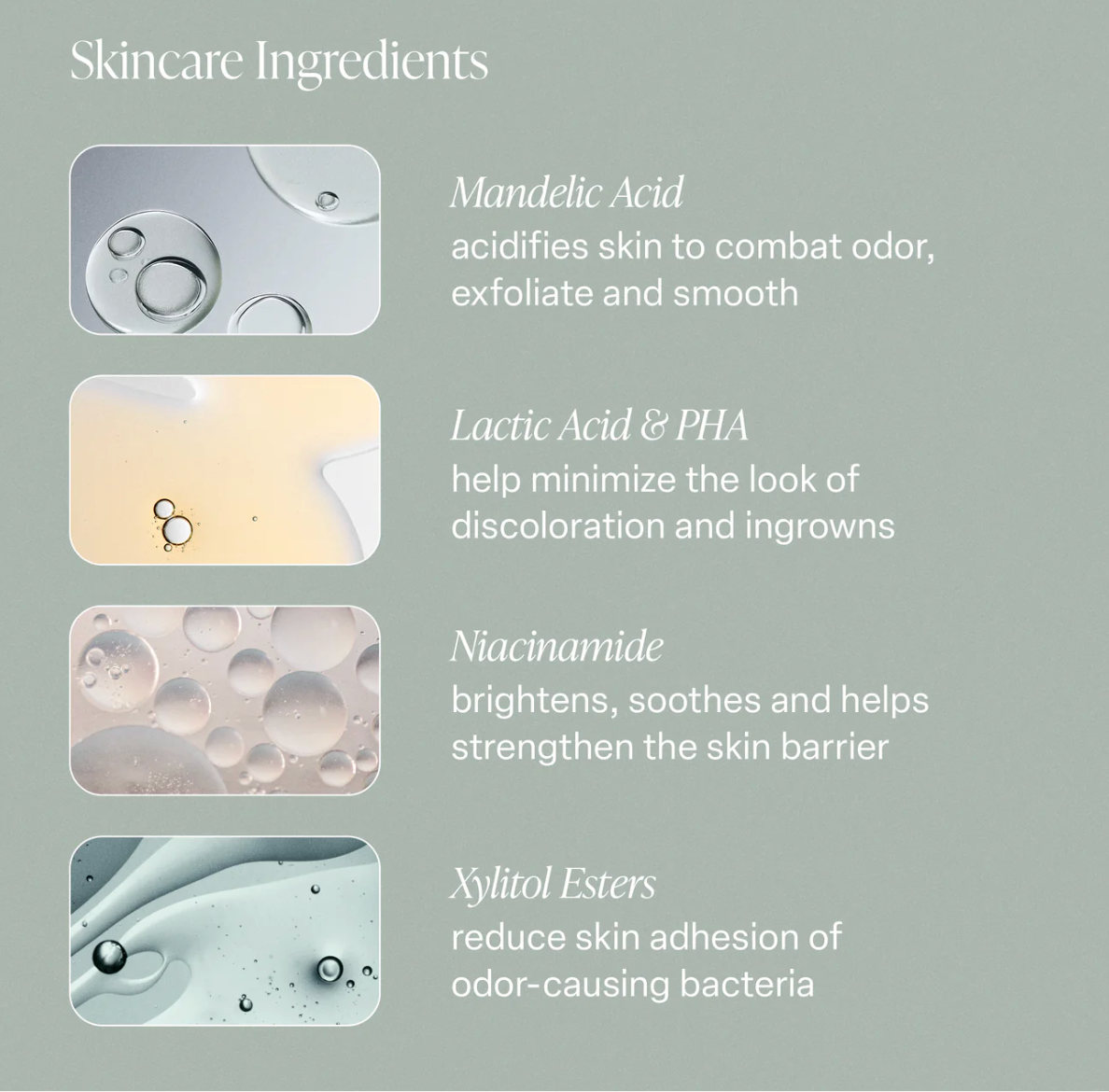 SALTAIR Salt Water Vanilla 5% AHA Serum Deodorant