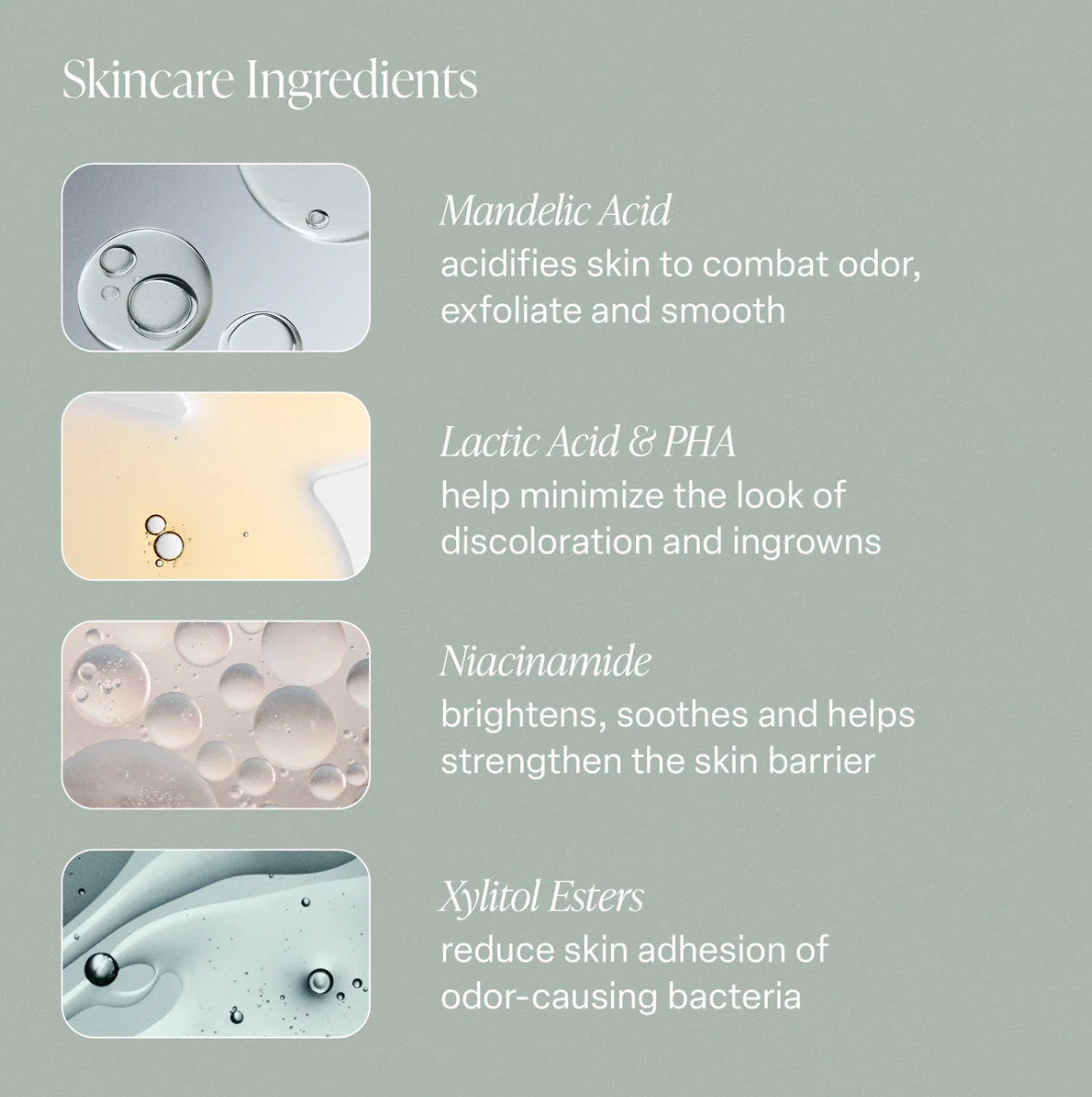 SALTAIR Fragrance Free 5% AHA Serum Deodorant