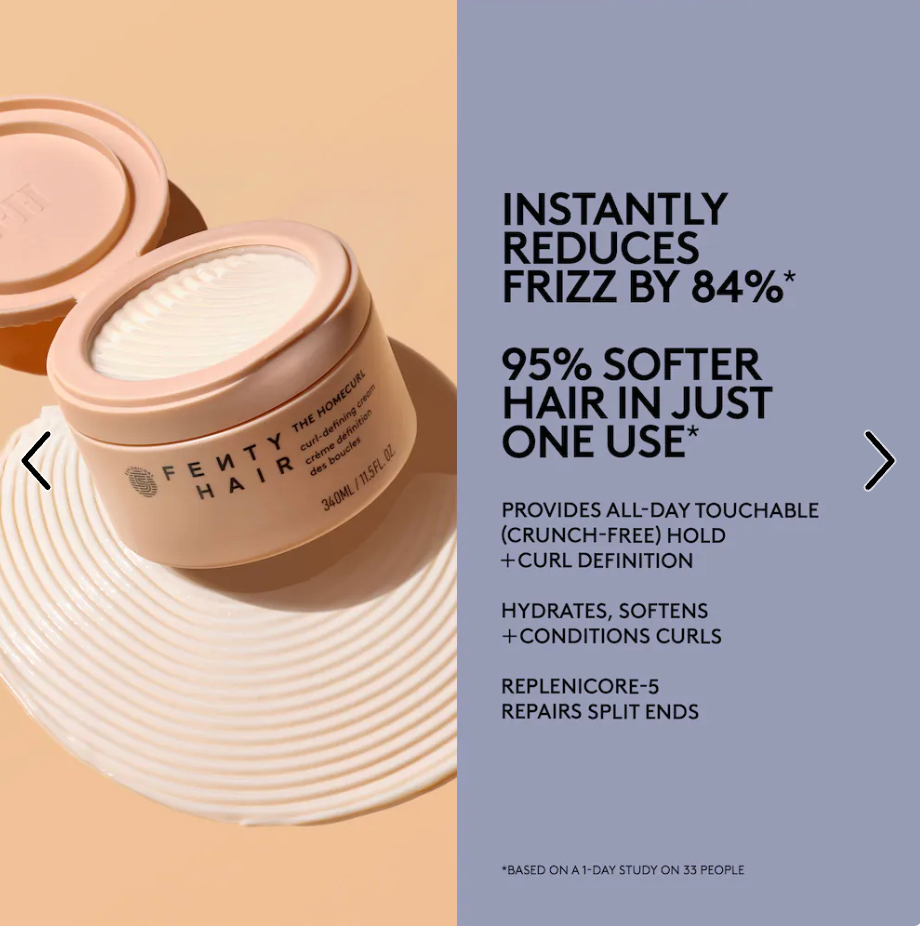 F*nty Beauty Mini The Home Curl-Defining Styling Cream
