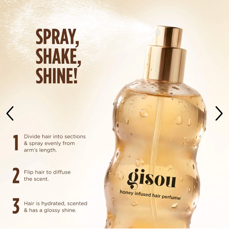 Gisou Mini Honey Infused Coco-Cacao Hair Perfume - 0.5 oz/15 ml