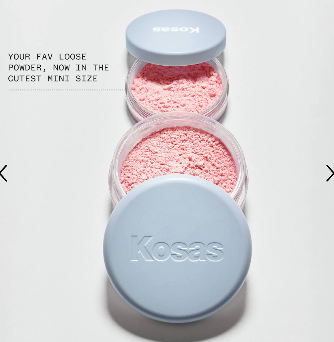 Kosas Cloud Set Loose Powder Translucent Setting + Blurring Powder