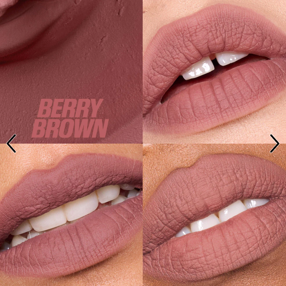 Liquid Matte Mousse Soft Blur Lip Cream - Berry Brown