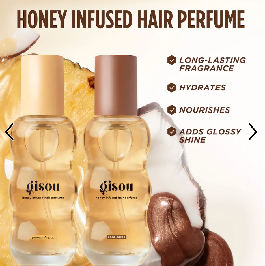 Gisou  Mini Pineapple Honey Infused Hair Perfume - 15 mL