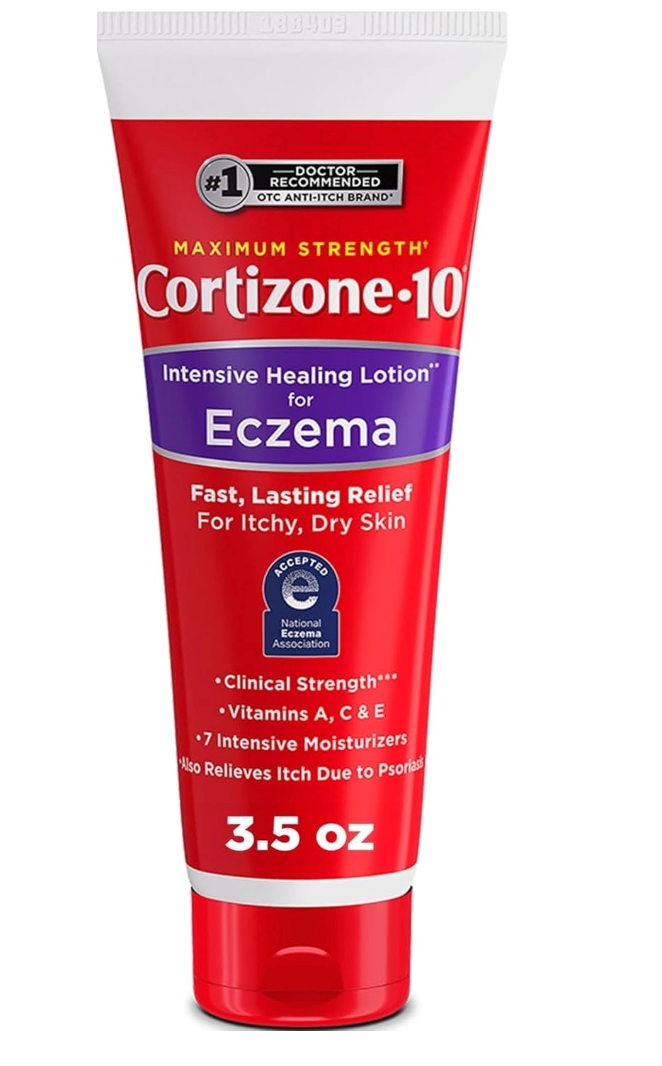 Cortizone-10 Maximum Strength Intensive Healing Itch Relief Lotion for Eczema, 1% - 3.5 oz