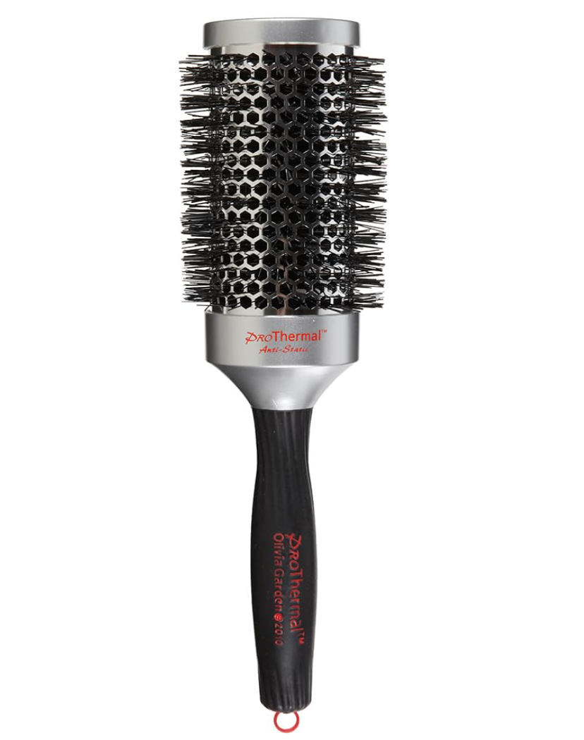 Olivia Garden ProThermal Anti-Static Round Hair Brush (not Electrical) 2 1/4" (T-53)