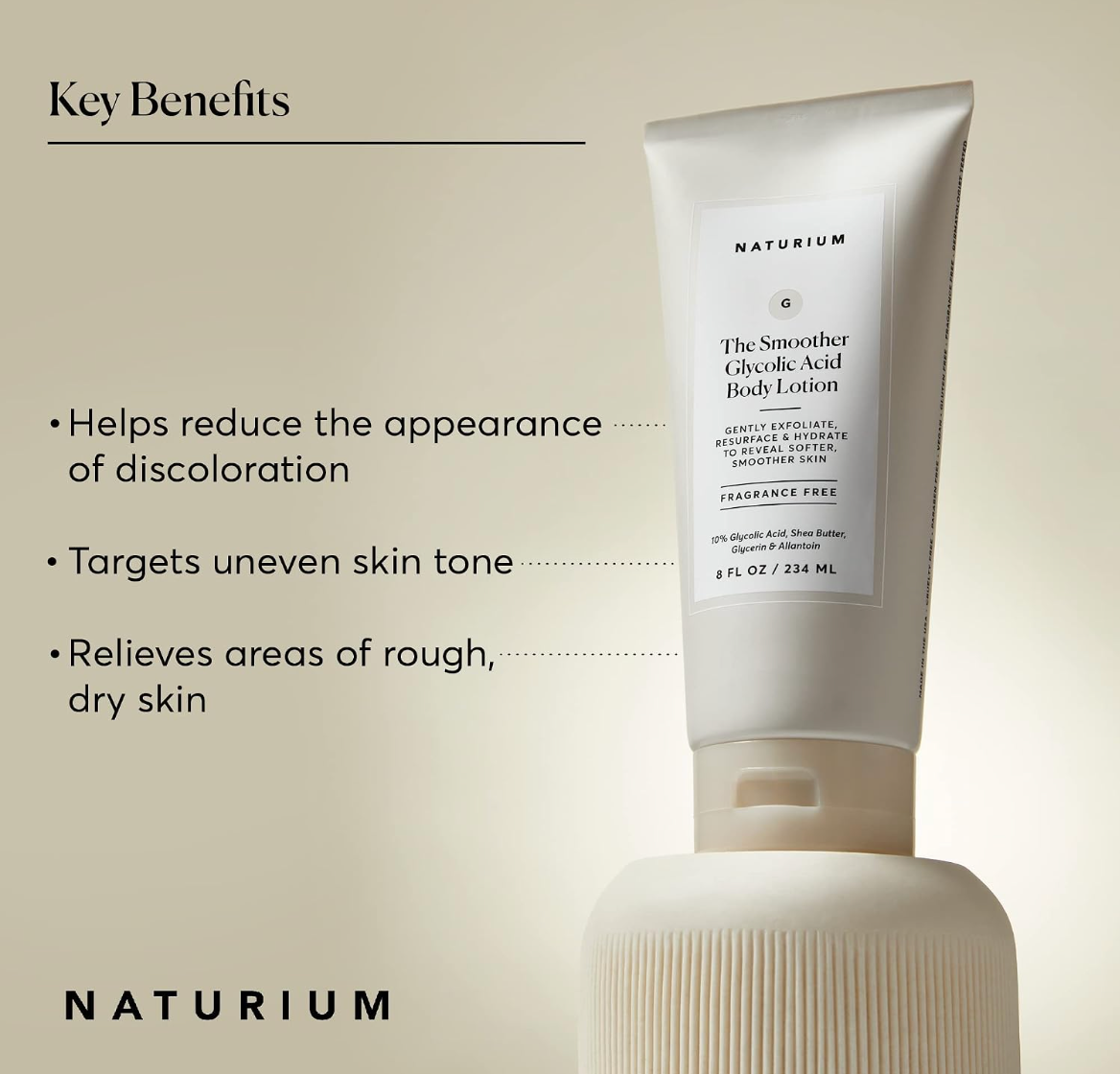 Naturium The Smoother Glycolic Acid Body Lotion - 8 oz / 234 mL
