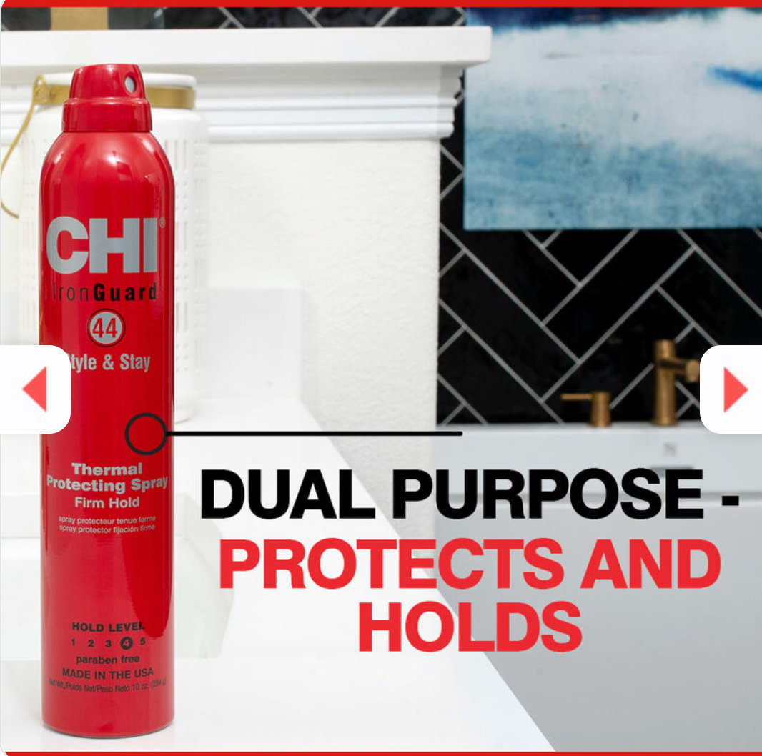 CHI 44 Iron Guard Style and Stay Firm Hold Protecting Spray - 2.6 Ounces